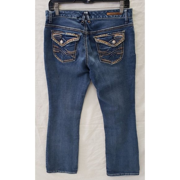 Rhythm in Blues ~ Women's Jeans ~ Embellished ~ Sz 6R - Picture 6 of 10